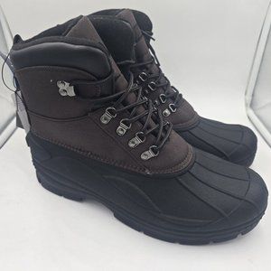 MEN'S KHOMBU Glacier Boots, Black/ Brown, Lace Up, Size 13M